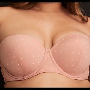 Torrid Blush Pink Strapless Bra